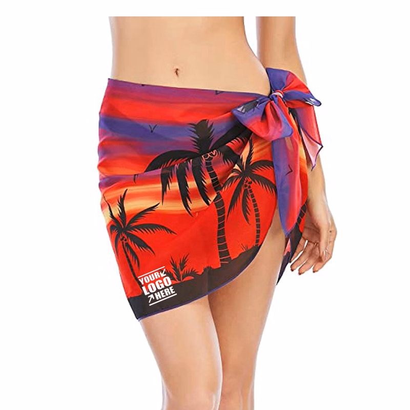 Women Swimwear Printed Cover Up Beach Sarong Pareo
