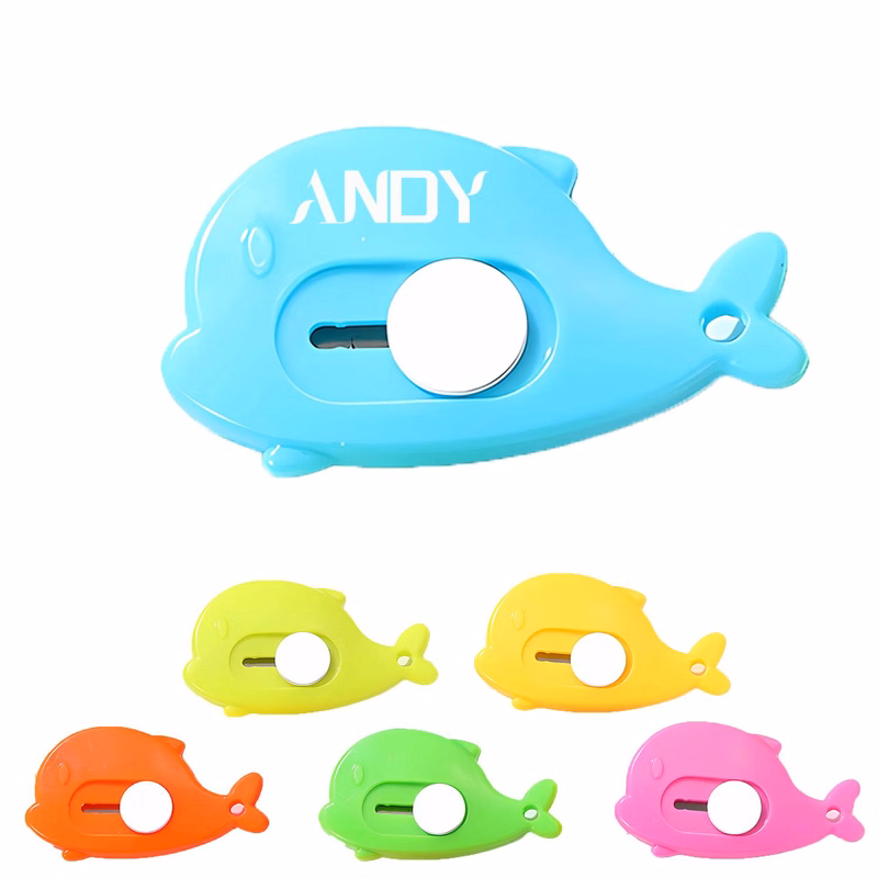 Whale Shape Mini Retractable Utility Knife Box Cutter Letter