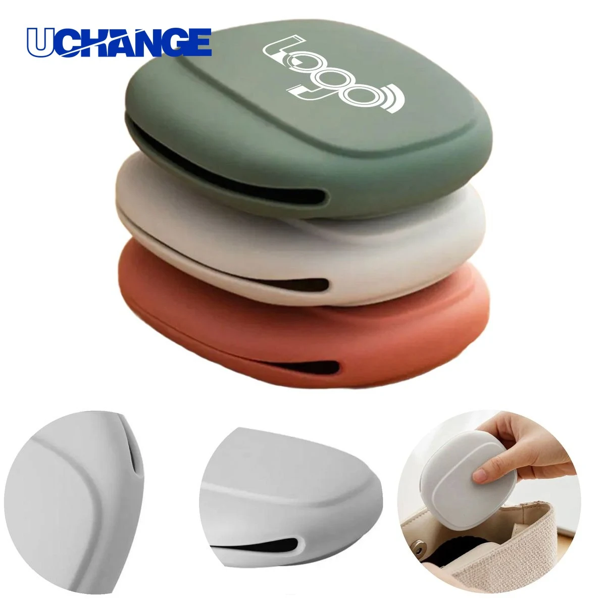 Compact Silicone Cable Organizer Pouch Case 1