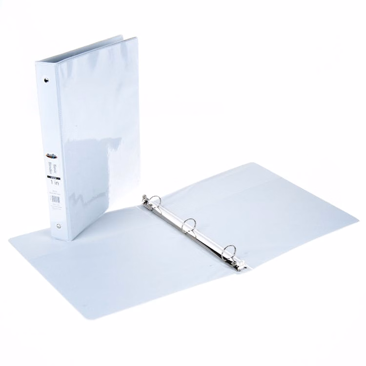 View Binders - White 1"