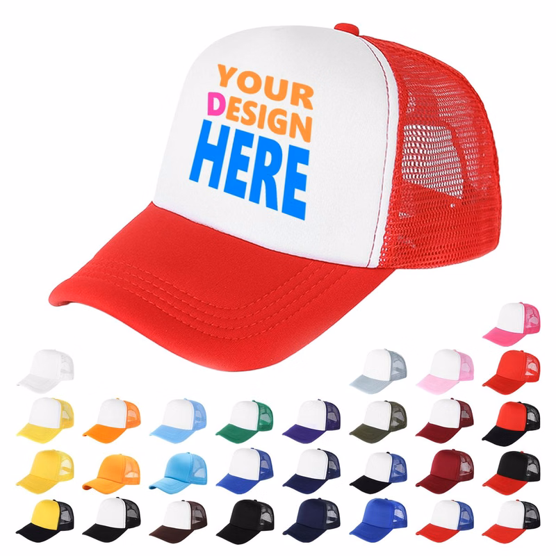 Foam Mesh Cap with Adjustable Buckle