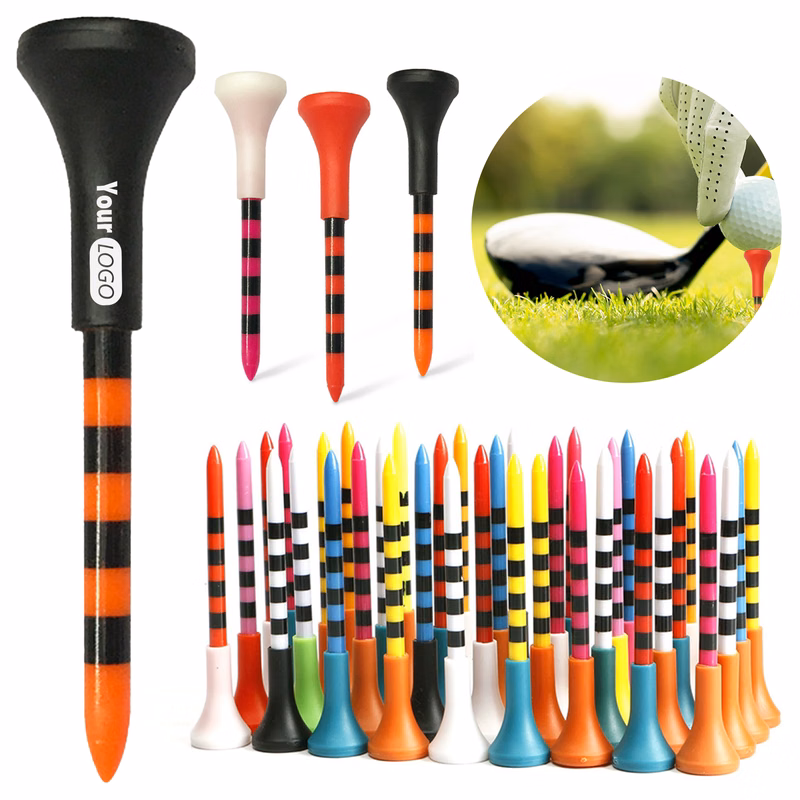 Plastic 50 Branch Golf Soft Rubber Head Cover Ball Seat