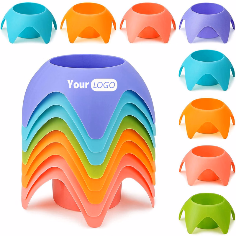 Compact Outdoor Cup Organizer Plastic Tray