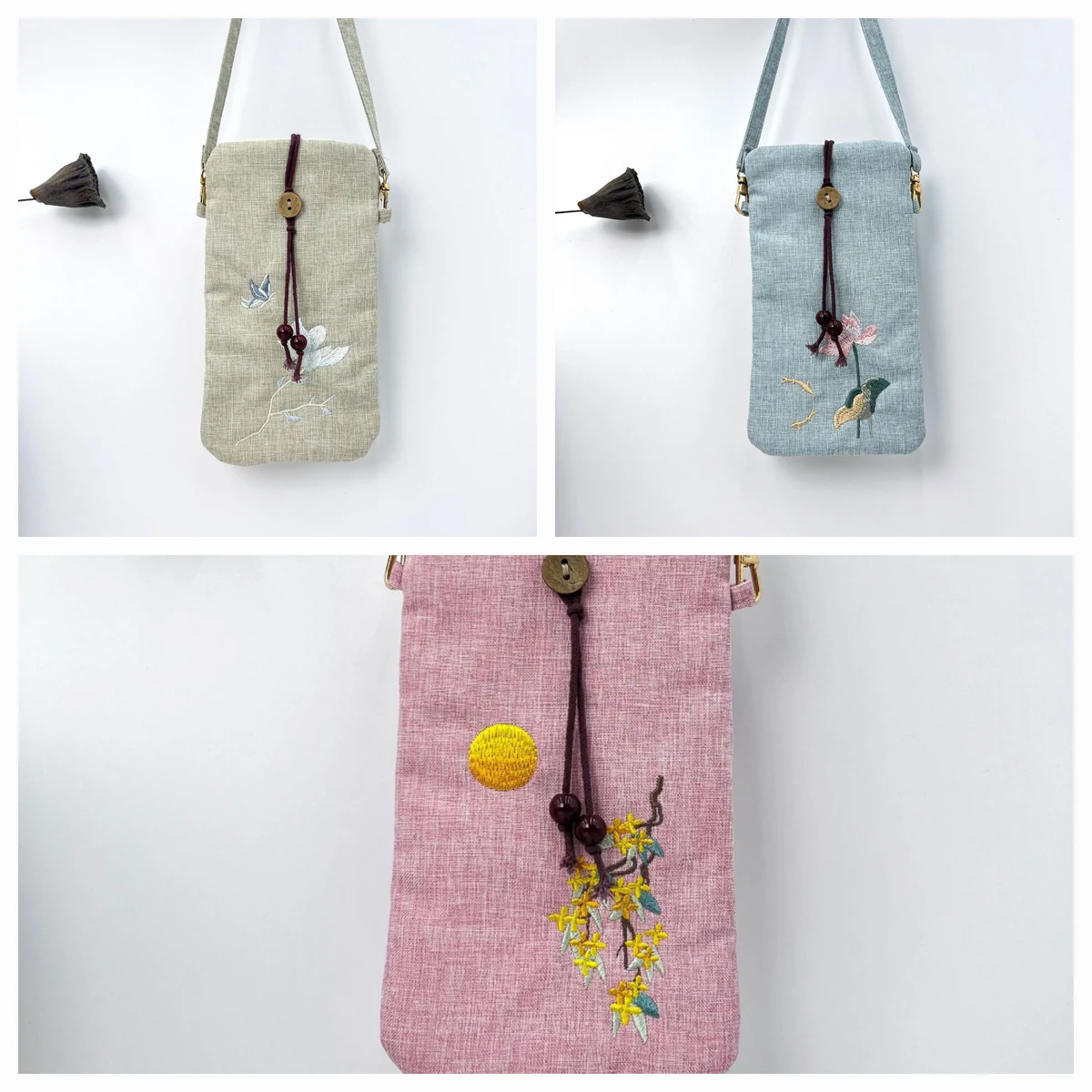 Cotton crossbody bag 1