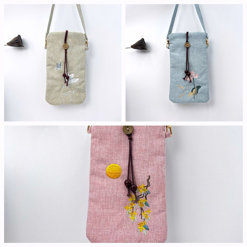 Cotton crossbody bag