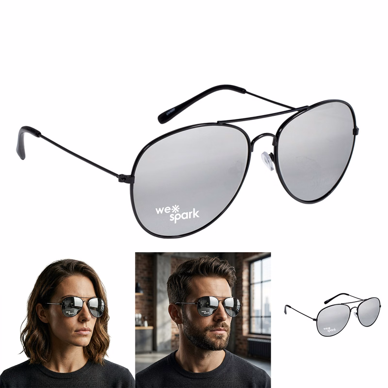 "PISMO BREEZE" Mirrored Aviator Sunglasses