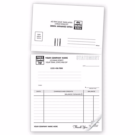 Statements, Classic With Return Envelope
