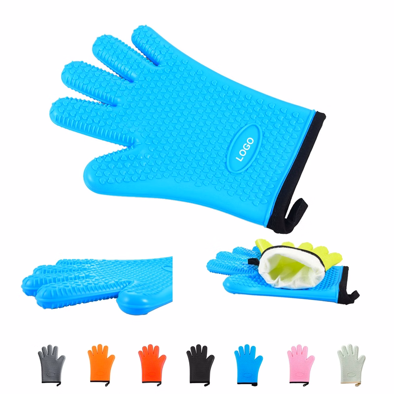 Silicone BBQ Gloves Oven Mitts