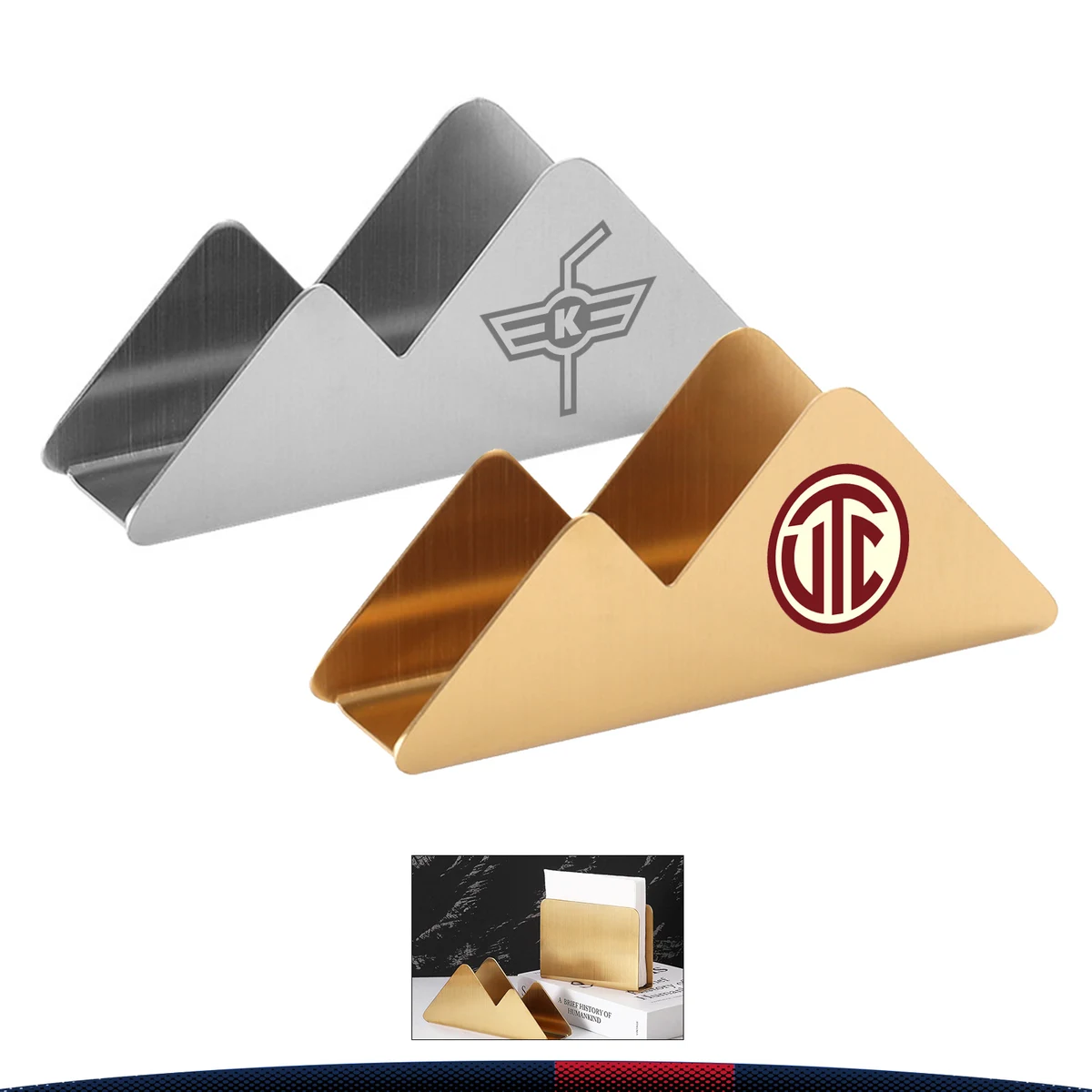 Stainless Steel Peaks Tissue Holder 1