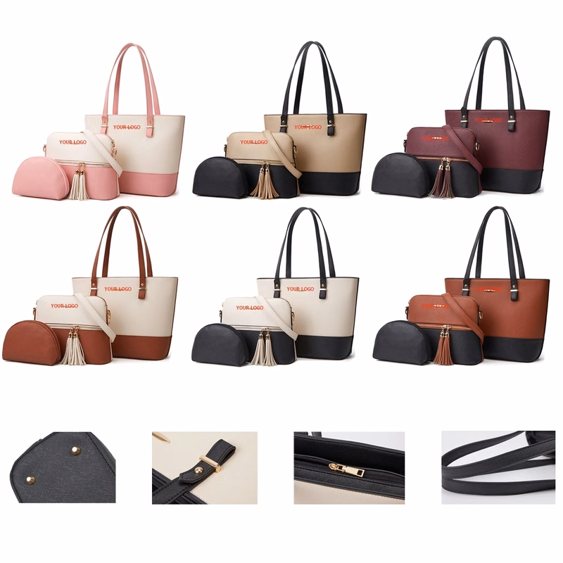 Tote Shoulder Crossbody Bags 3Pcs Purse Set