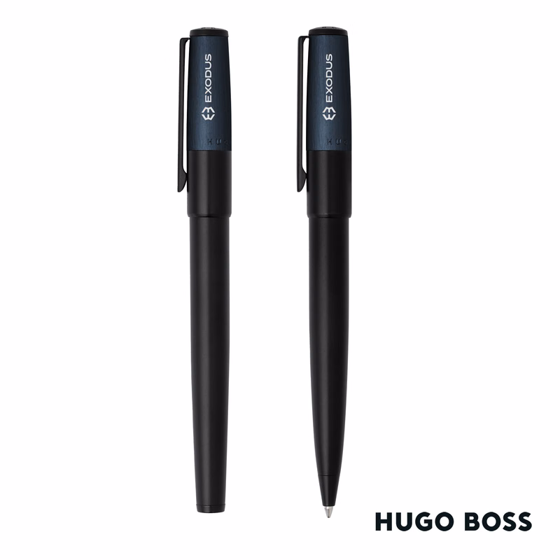 Hugo Boss® Gear Minimal Ballpoint Pen & Fountain Pen Set