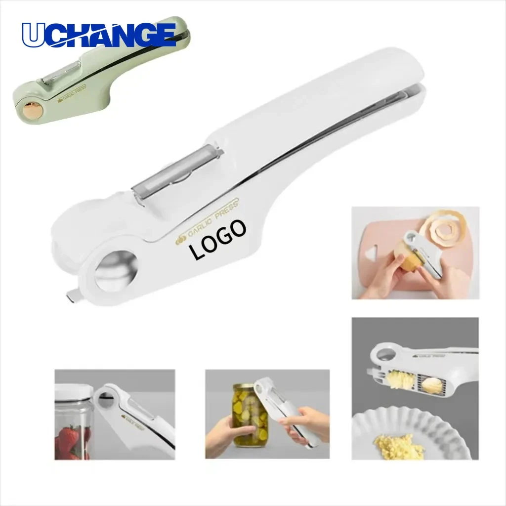 4-in-1 Garlic Press Machine for Home Cooking & Kitchen Promotions 1