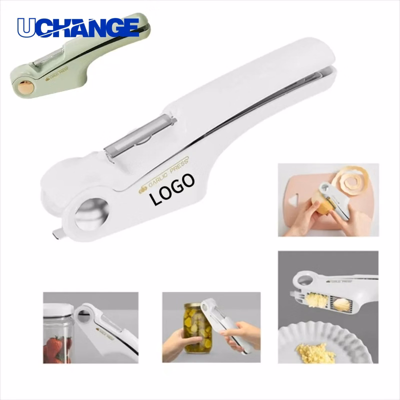 4-in-1 Garlic Press Machine for Home Cooking & Kitchen Promotions
