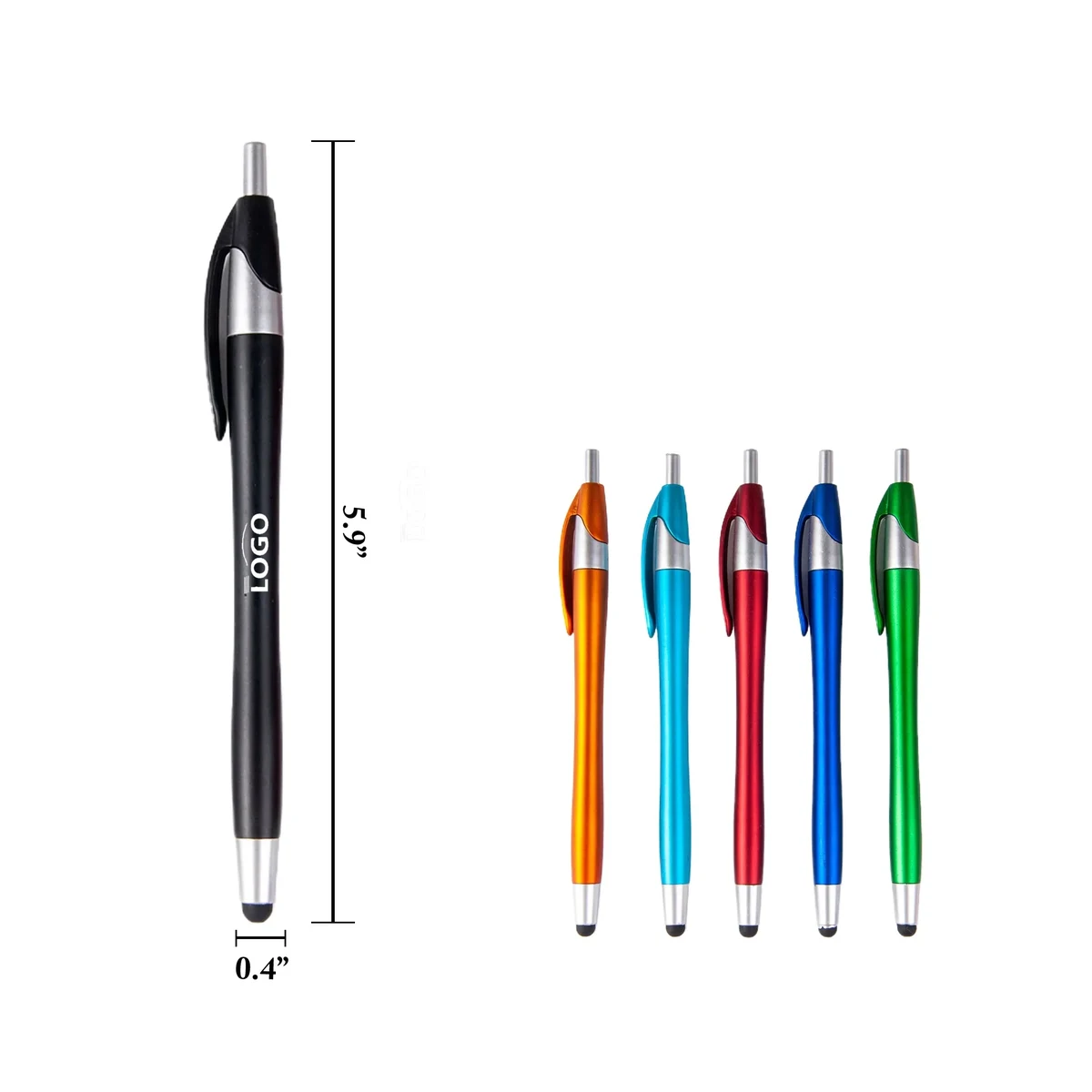 Retractable Tip Ballpoint Pen MOQ 100PCS 1
