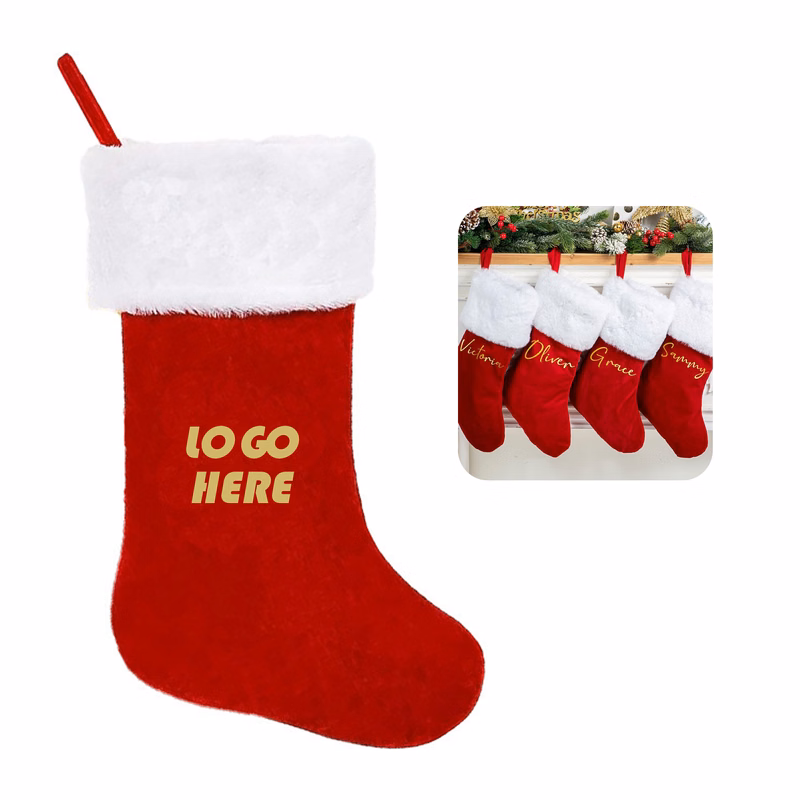Custom Logo Christmas Stocking