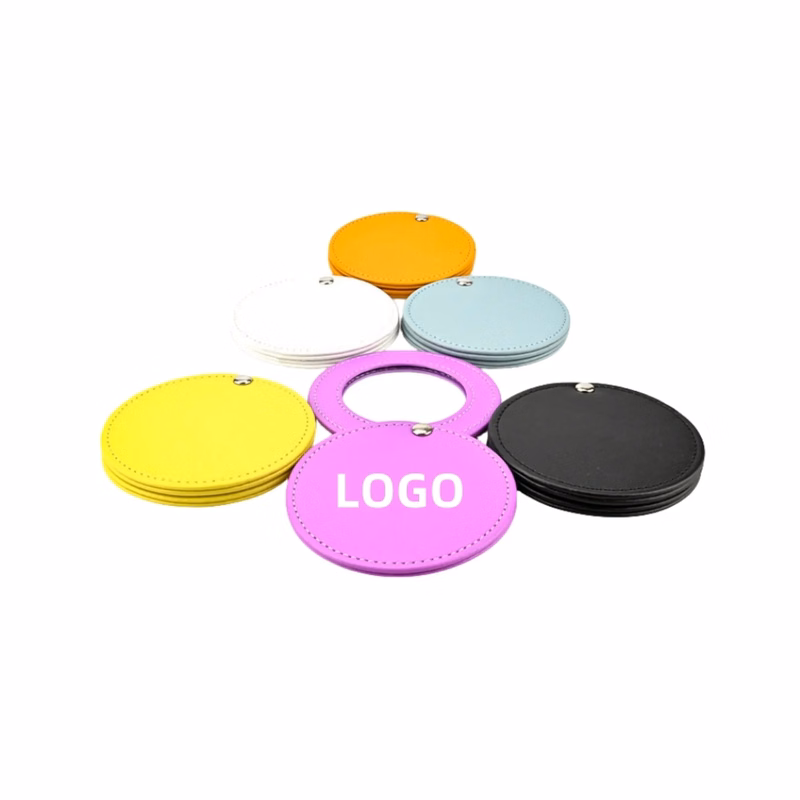 Custom Mini Pocket Mirror with PU