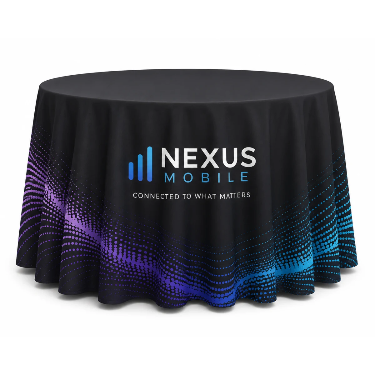 90" Eco-Poly Round Table Throw 1