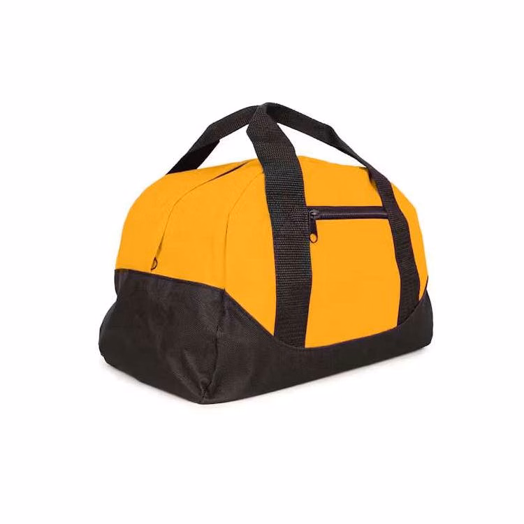 Two-Tone Duffle Bags Gold/Black