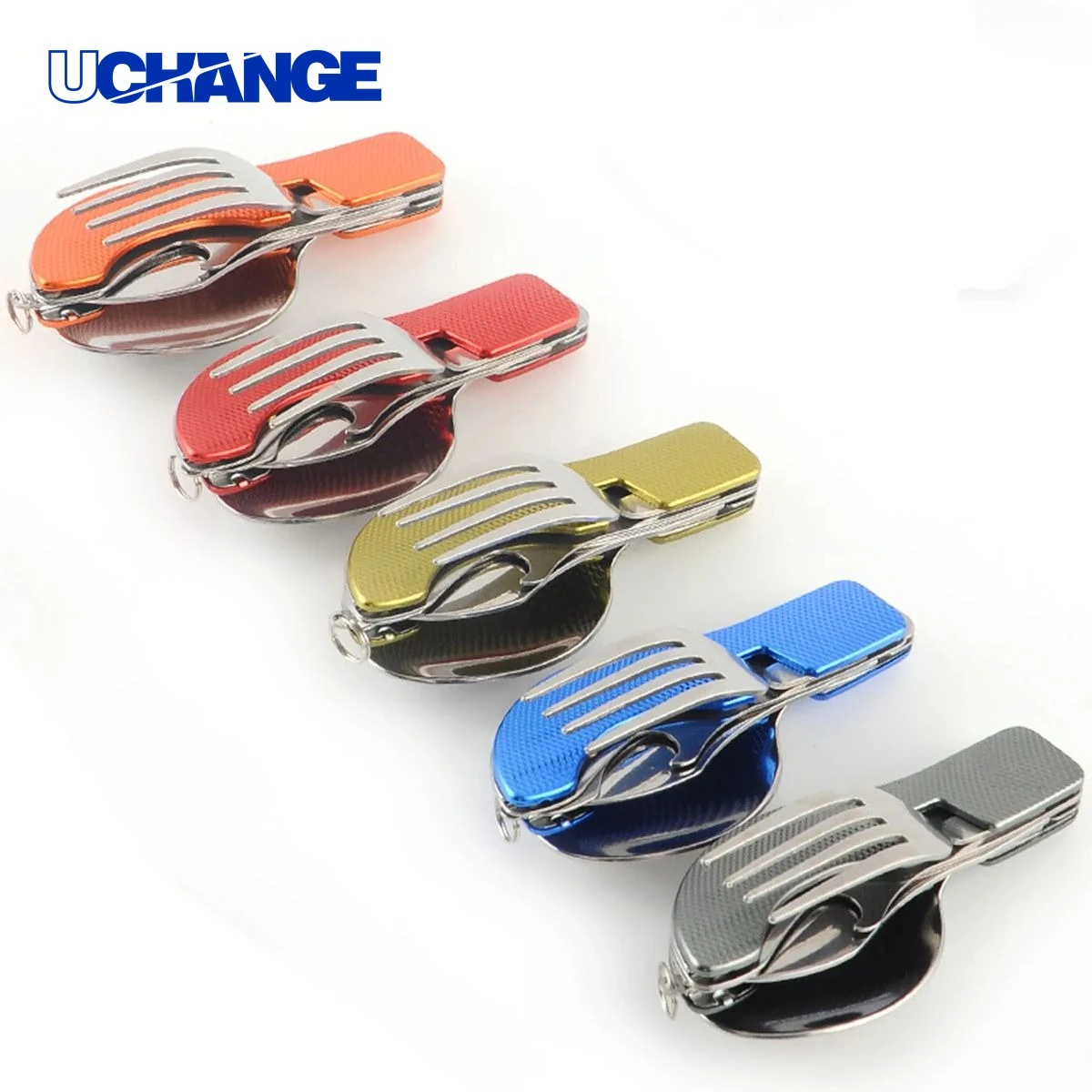 Multifunctional Camping Foldable Spoon Knife and Fork 1