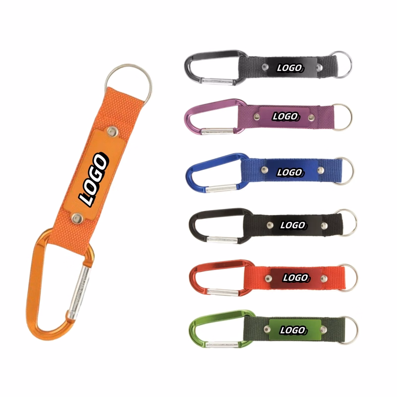 Carabiner Strap Happy Key Chain