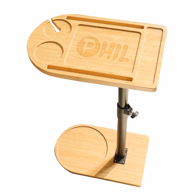 360 Degree Swivel Sofa Tray For Couch Arm Side Table