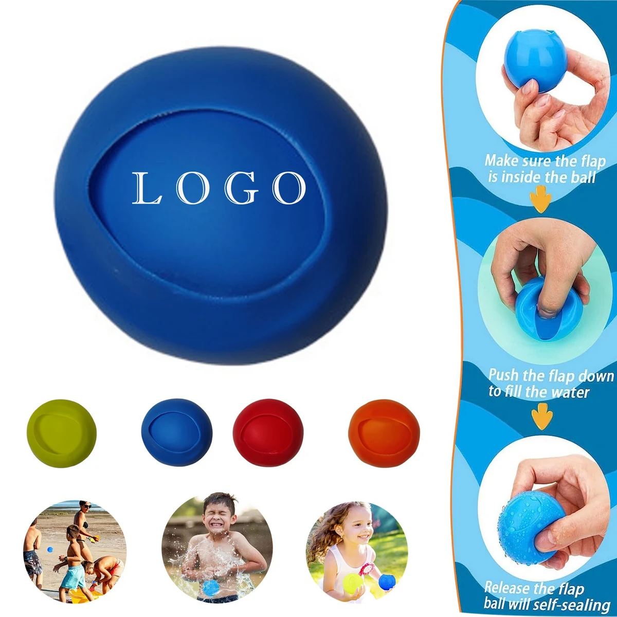 Reusable Silicone Quick Fill Water Balloons 1
