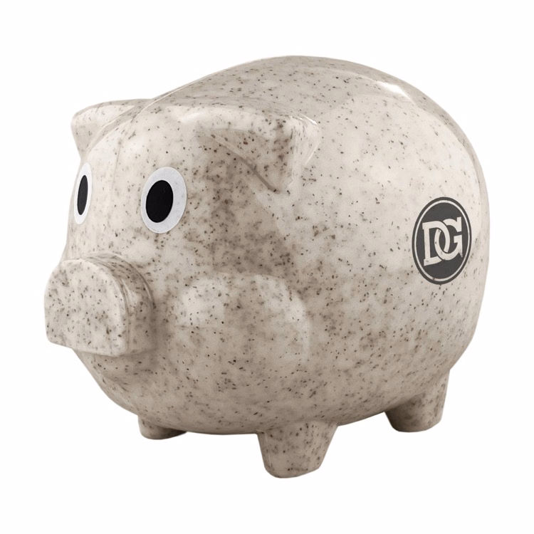 Wheat Straw Piggy Bank