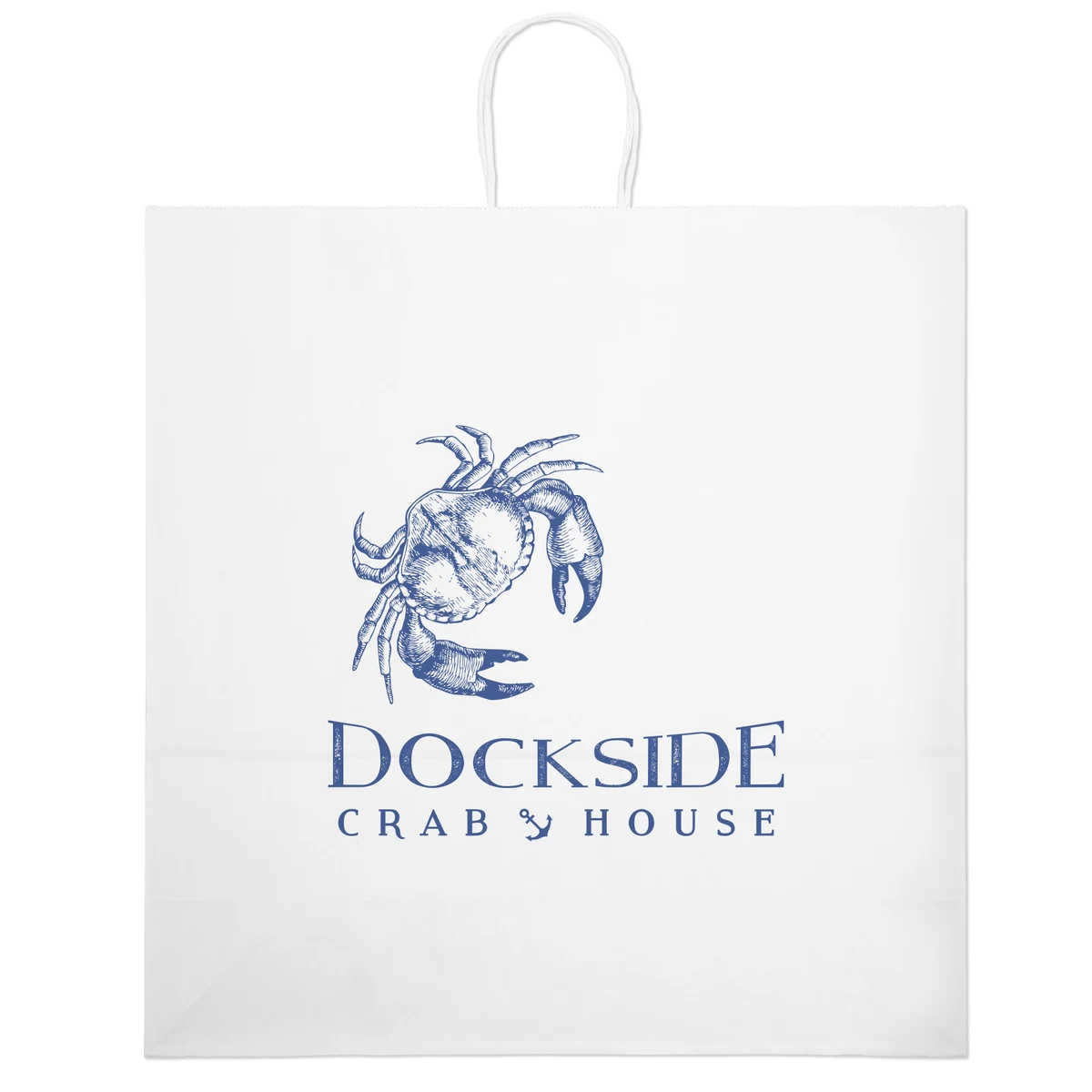 Duke - White Shopper - Flexo Ink Print 1