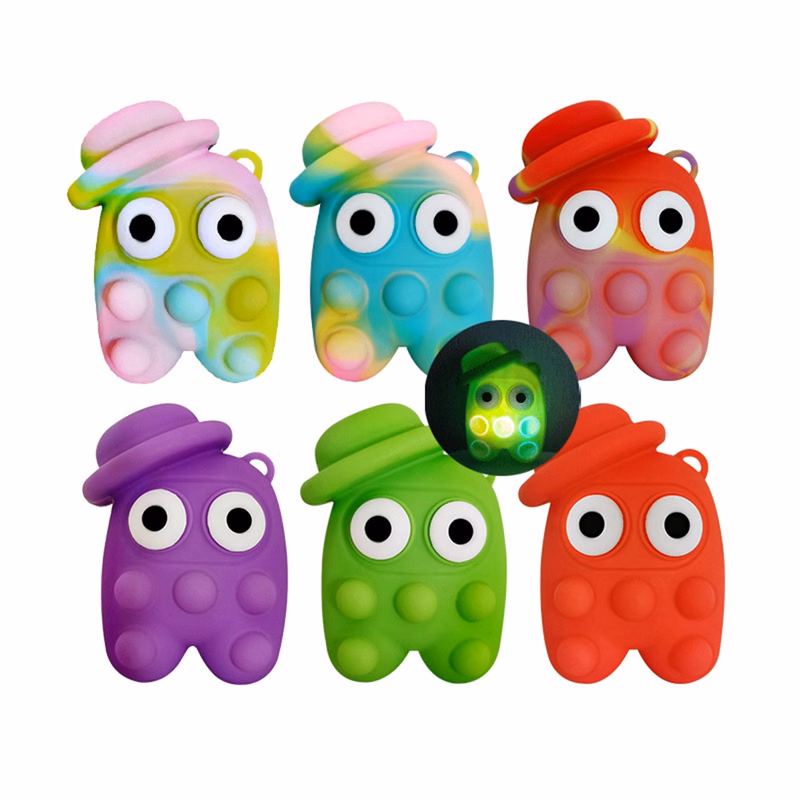 Flash Big Eyes 3D Astronaut Stress Ball Fidget Toy