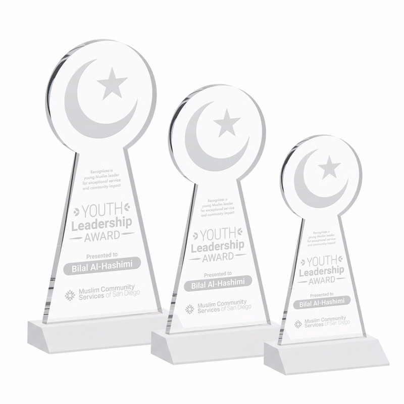 Crescent & Star Award - White