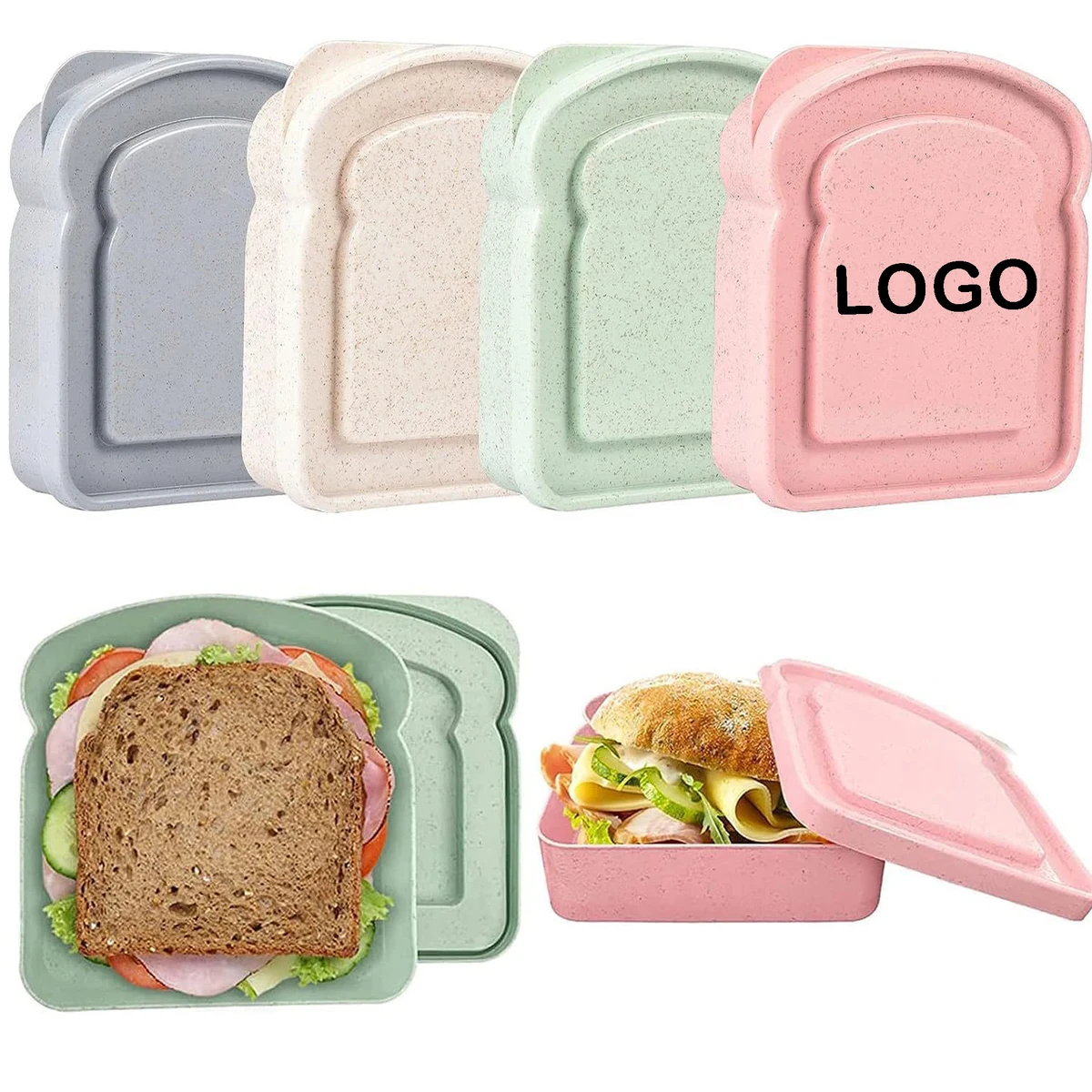 Custom Bread-Shaped Lunch Box 1