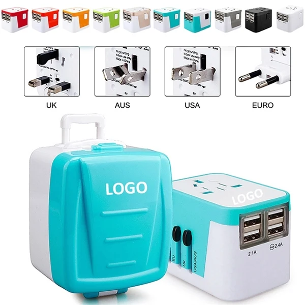 Multi Travel Universal Power Plug USB Adapter 1