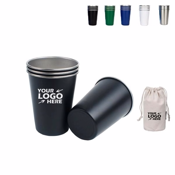 Camping Pint Cups Set 4 Pack 12Oz