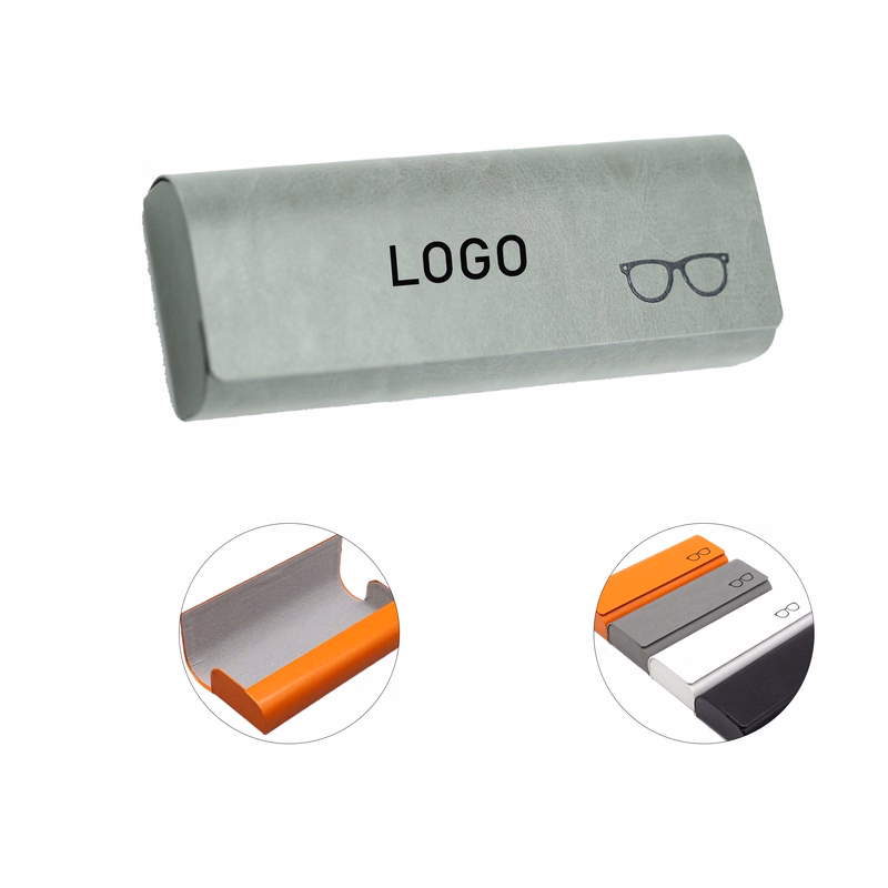 Universal Hardshell Leather Glasses Case