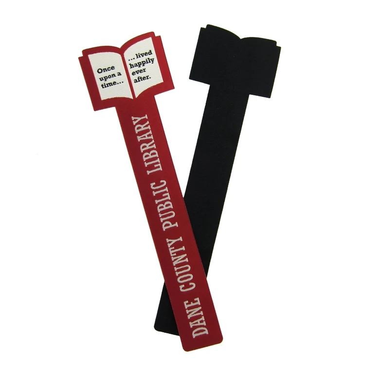 Woven Bookmark w/ Black Backing - "Elite" Weave 1