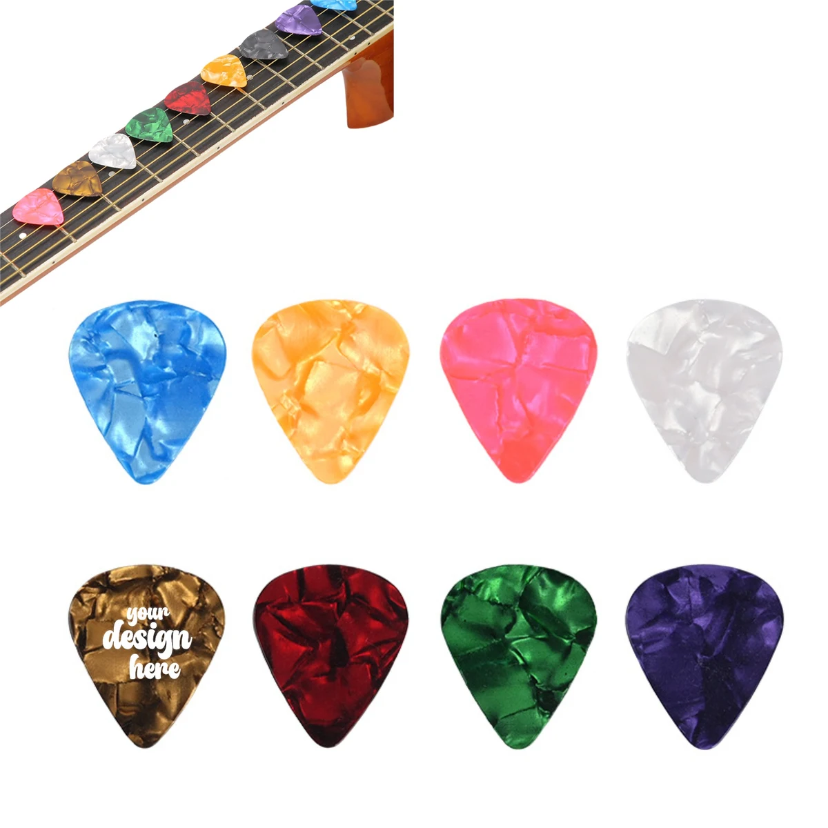 Premium Celluloid Guitar 1