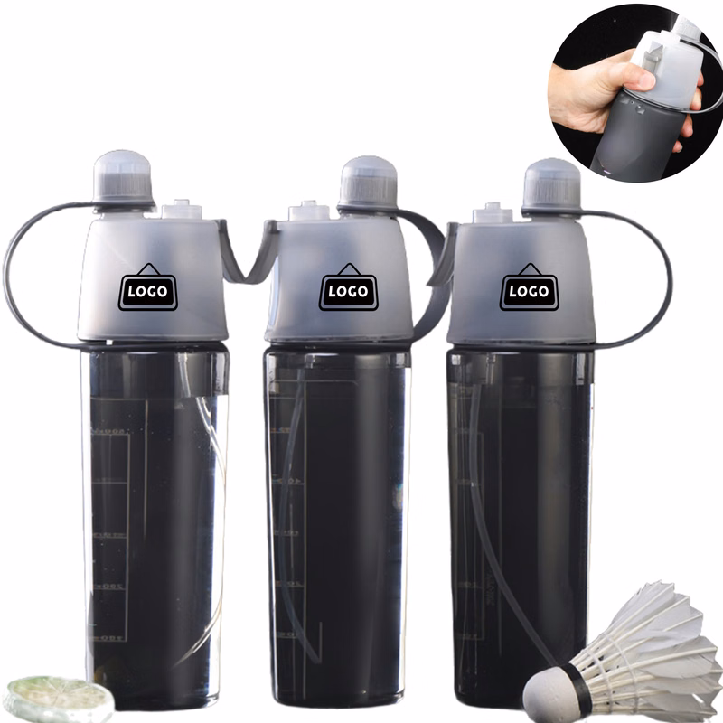 MOQ 50 Rechargeable Mist Spray Water Bottle for Hydration and Cooling