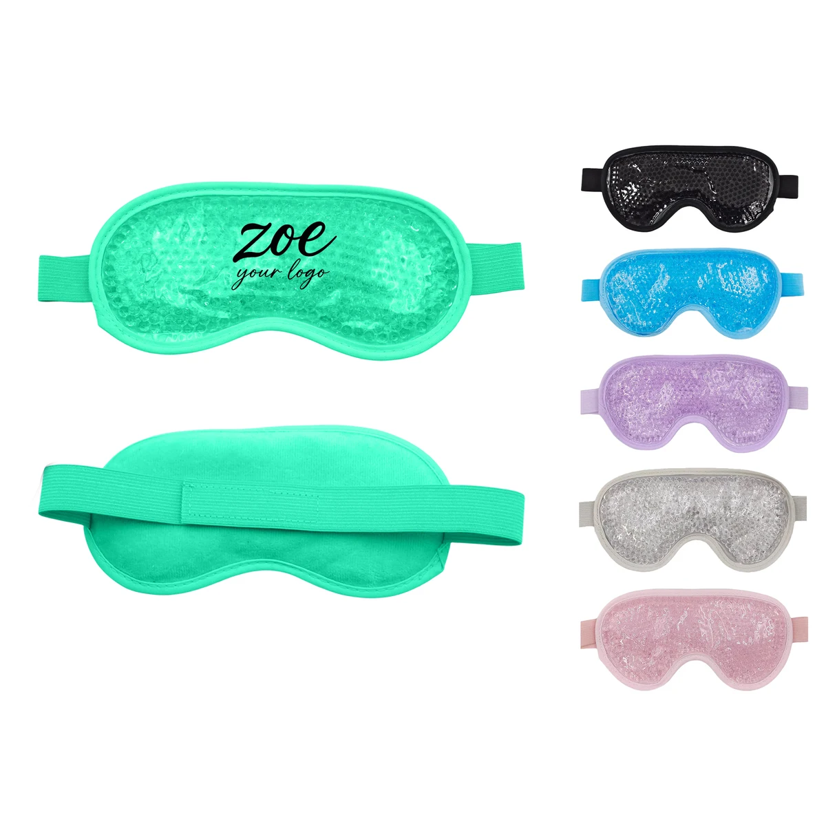 PVC Plush Gel Beads Hot Cold Eye Mask MOQ50 1