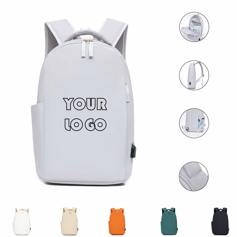 Lightweight Slim Nylon Laptop Backpack