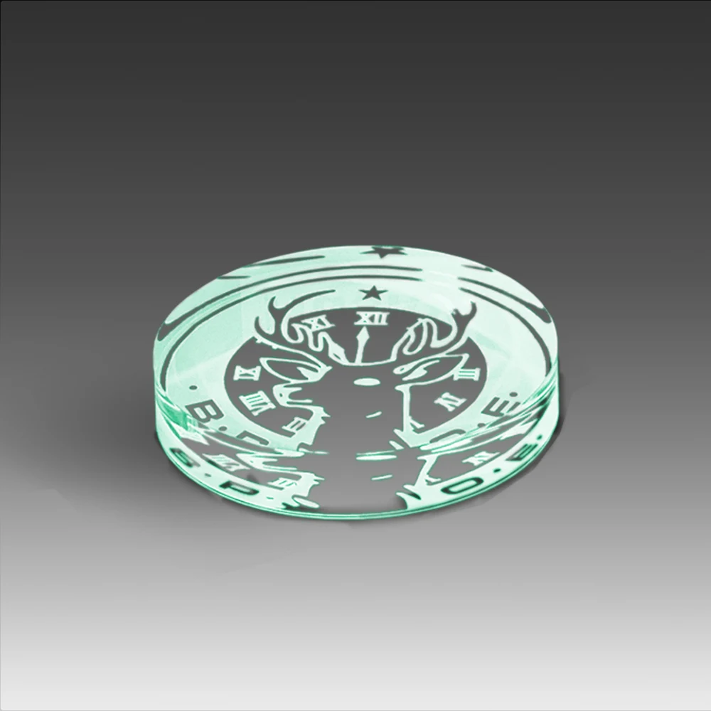 4" Circle Paperweight 1