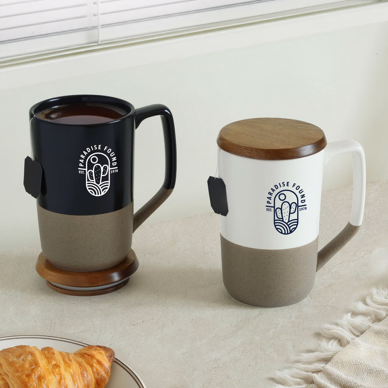 Valencia 16 Fl. Oz. Ceramic Mug With Lid