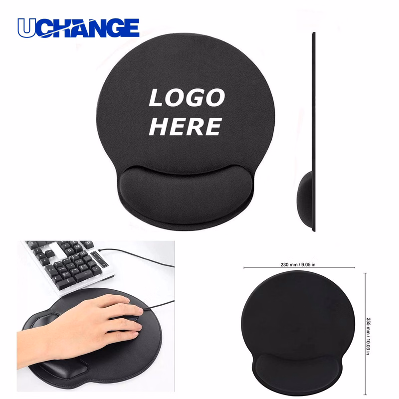 Mouse Pad Mat with Wrist Support Rest for Comfort