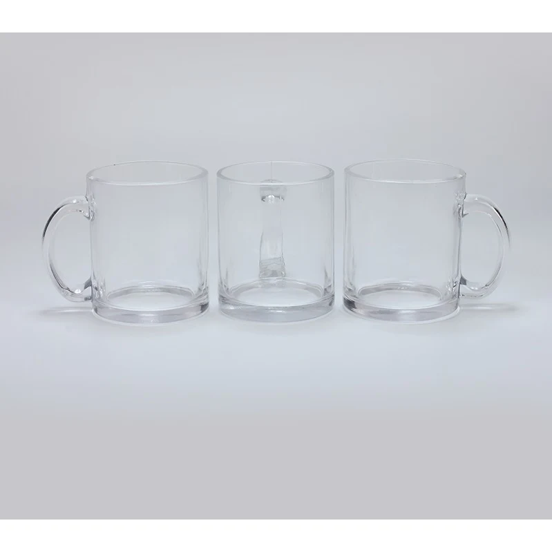 Glass Coffee Mugs 11oz. 1