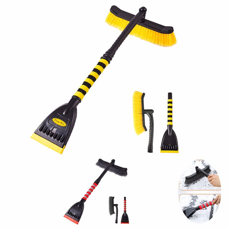Ergonomic Snow Brush with Foam Grip for Easy Handling