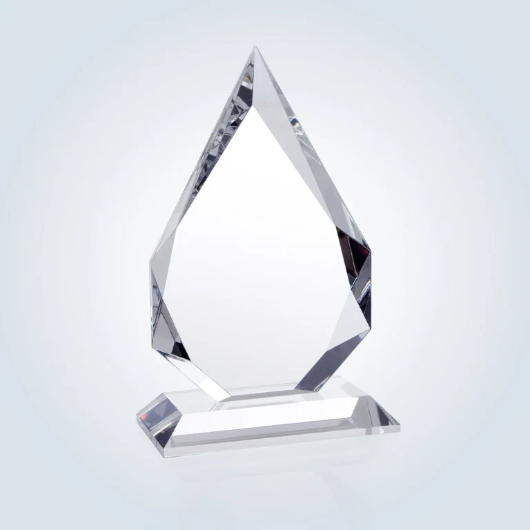 Prestige Flame Small Optic Crystal Award 1