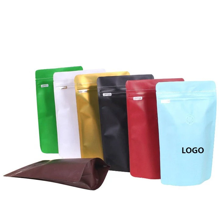 Stand Up Plastic Coffee Bag 1