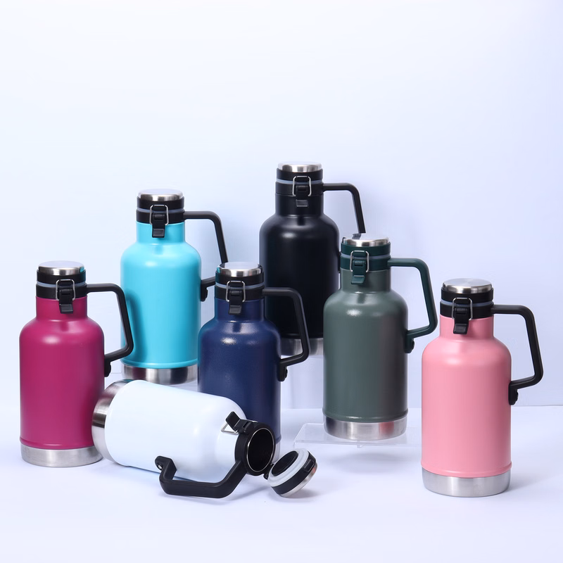 64 oz Double Wall Insulated Stainless Steel Growler