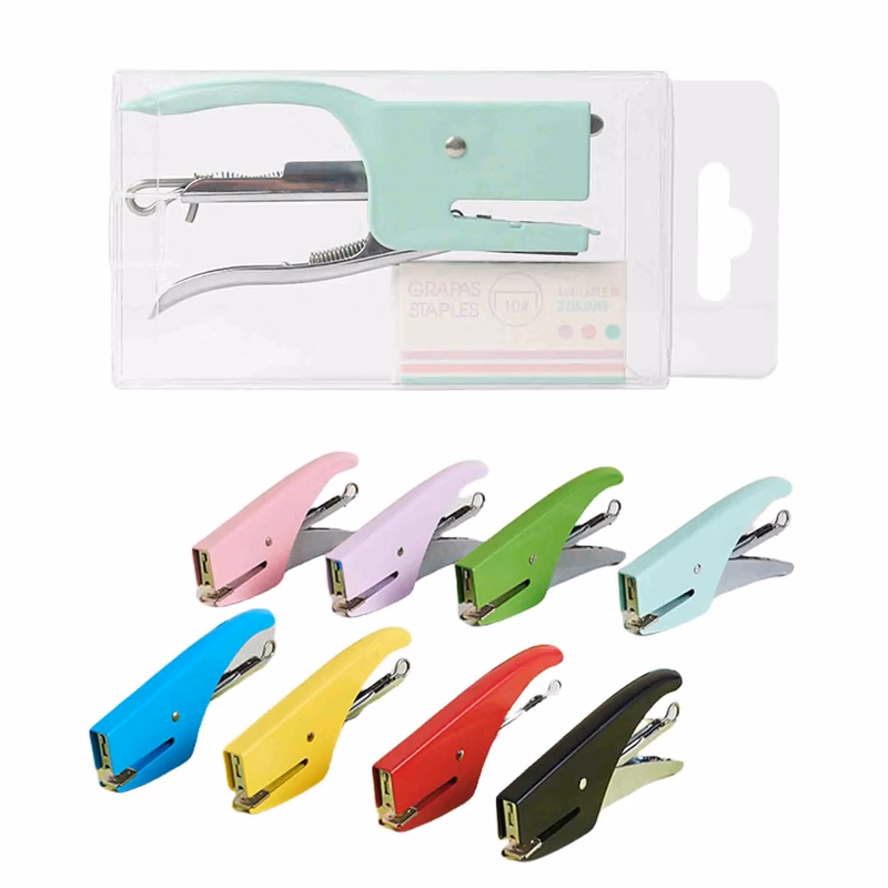 Office Plier Stapler Squeeze Handle