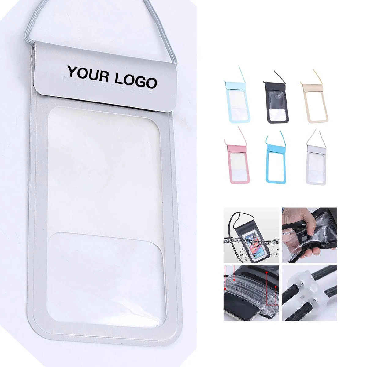 Clear Waterproof Pouch for Smartphones 1