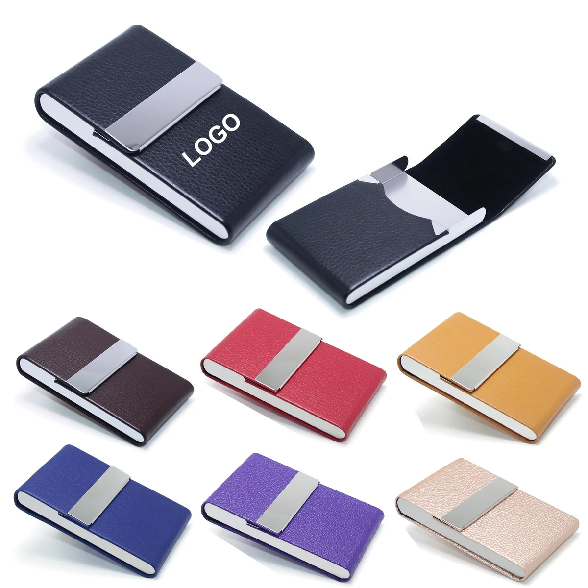 Business Card PU Leather Holder 1